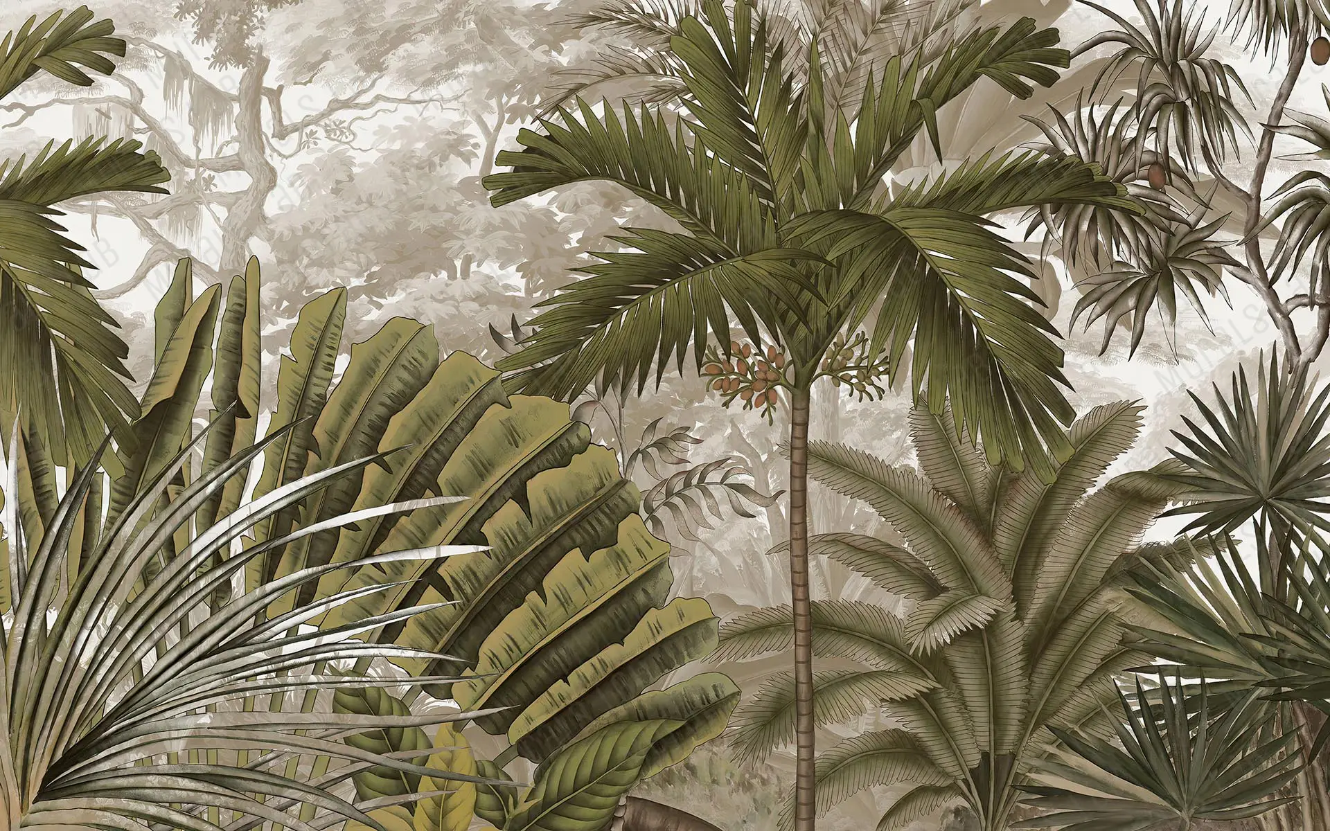 Tropikal Duvar Posteri 11 040011