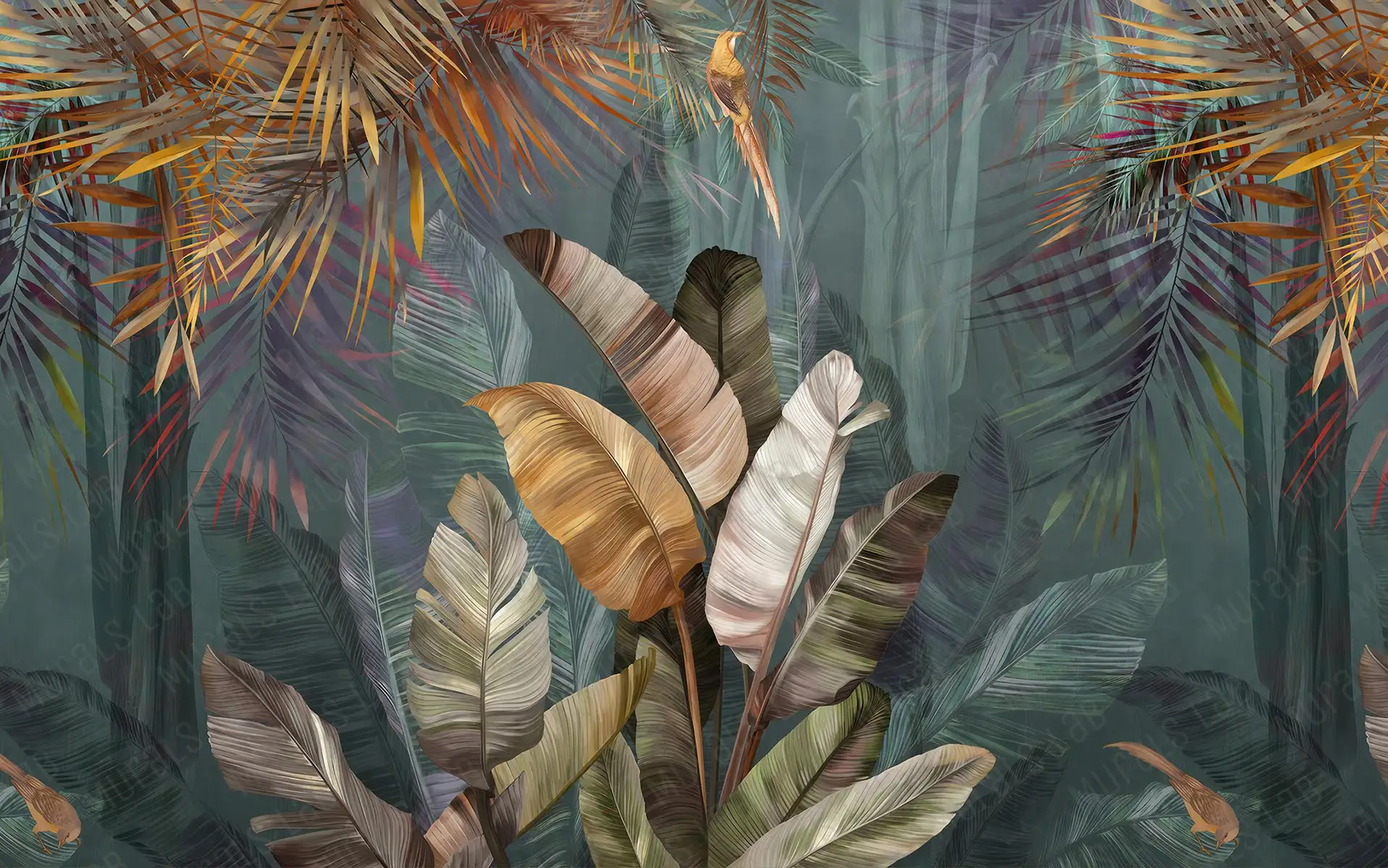 Tropikal Duvar Posteri 76 040097